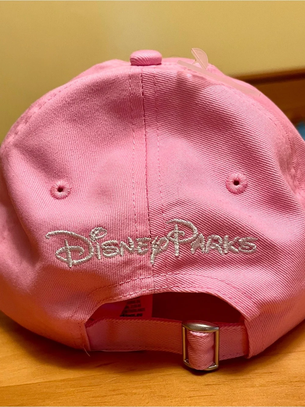 Disney Parks Sleeping Beauty Castle Hat Pink Embroidered Castle  OS New with Tag